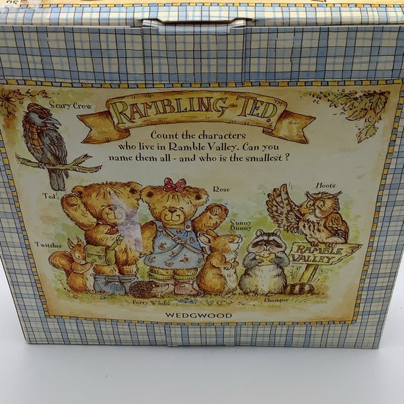 Vintage Wedgwood England Rambling Ted Children’s Wall Clock - Picture 10 of 15